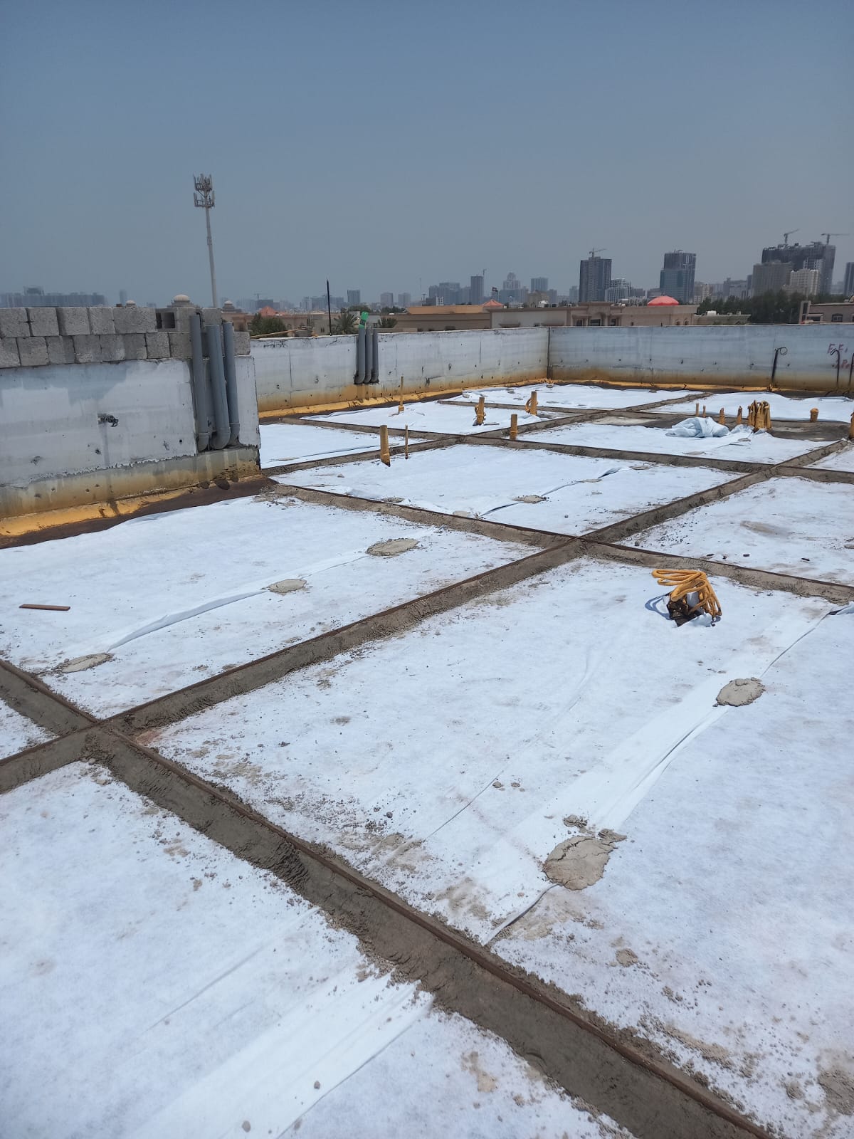 Waterproofing work